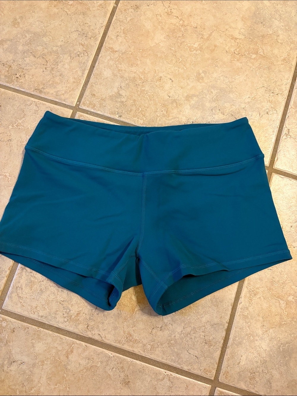 Born Primitive Teal Women's Bike Shorts - High Waist Active Shorts